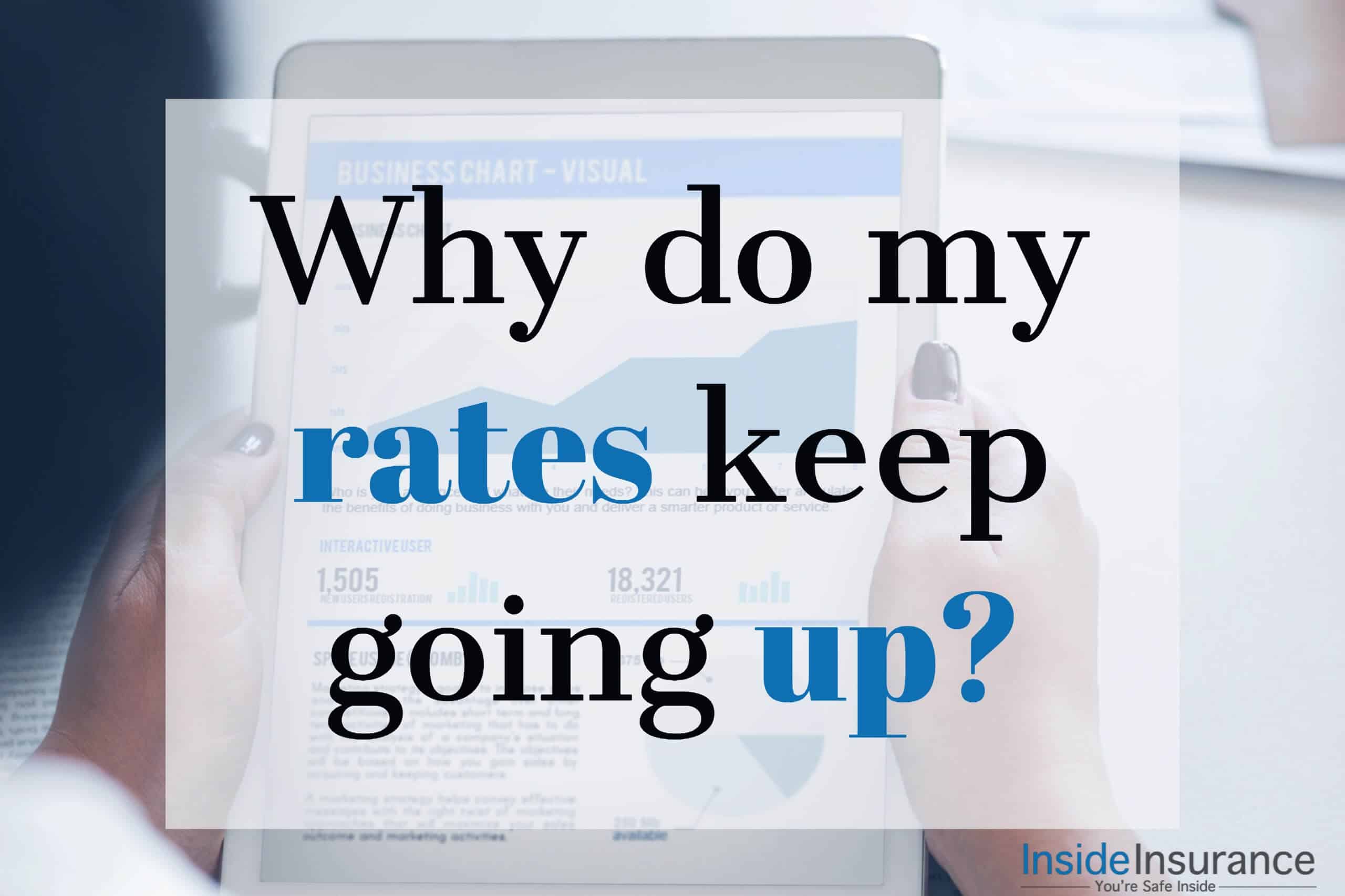 Why do my auto insurance rates go up every year? | Inside Insurance