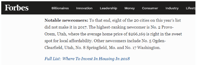 alt="Forbes notes, texts on notable newcomers in a black and white text."