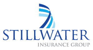 alt="Stillwater logo, with blue fonts and a note at the bottom that says 'Insurance group."