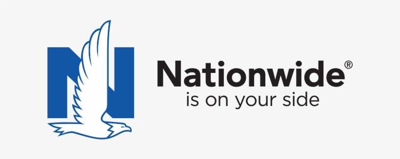 alt="Nationwide logo on Blue color N with a bird and a note that says 'Nationwide is on your side'."