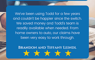 Inside Insurance Review from Brandon and Tiffany Leindl