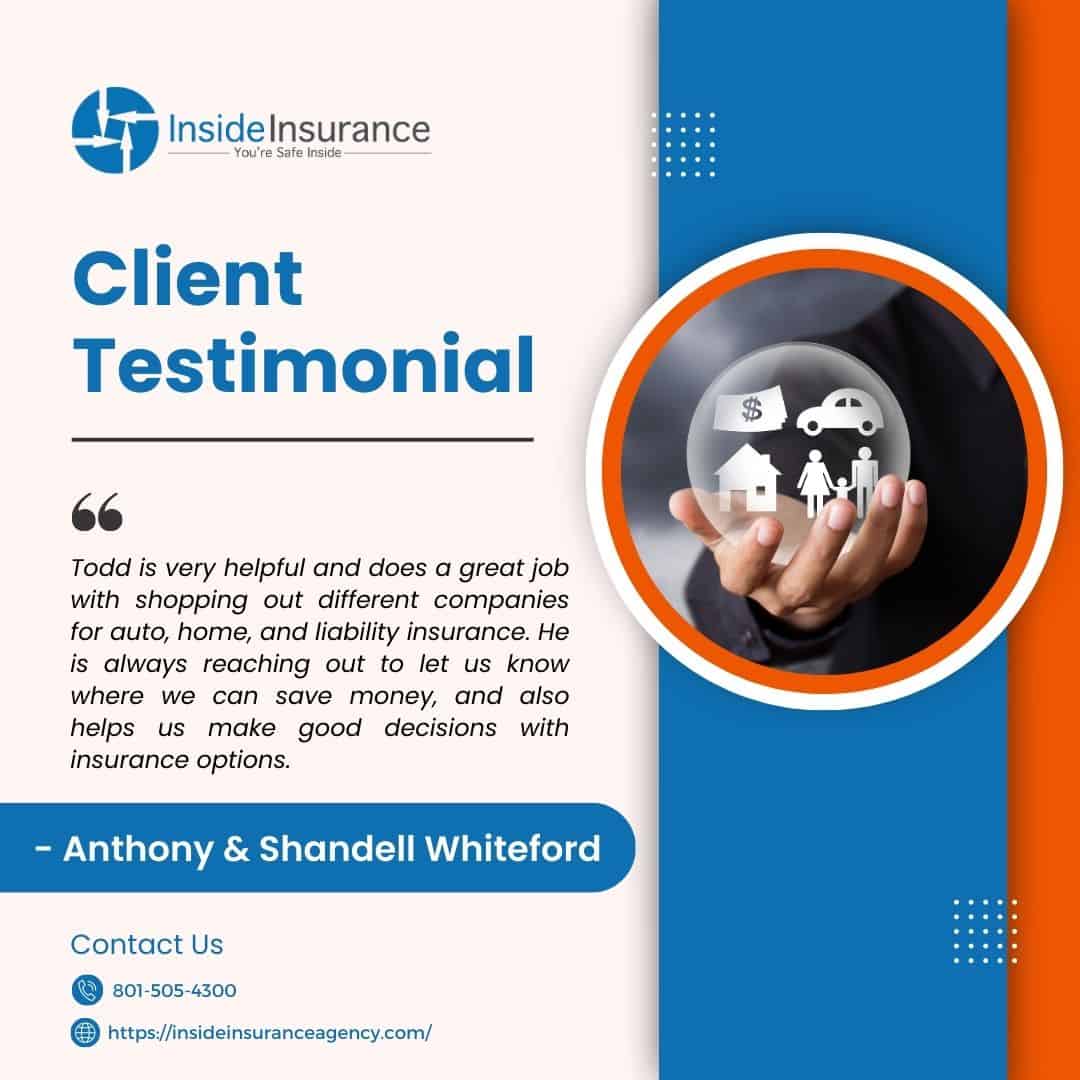 Inside Insurance Review by Anthony and Shandell Whiteford